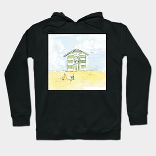 Little striped hut Hoodie